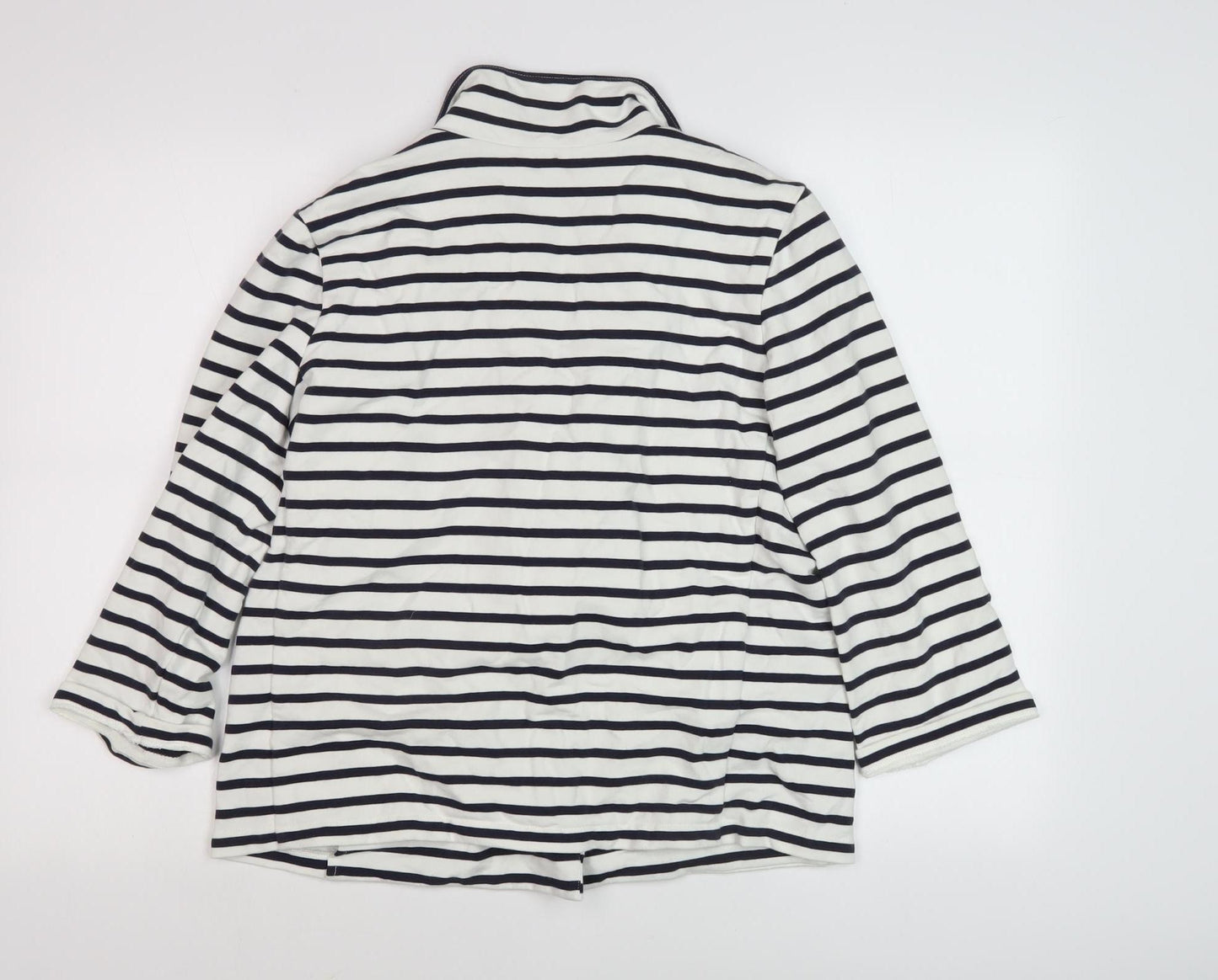 Oui Women's Striped Blazer, Size 12, Multicoloured