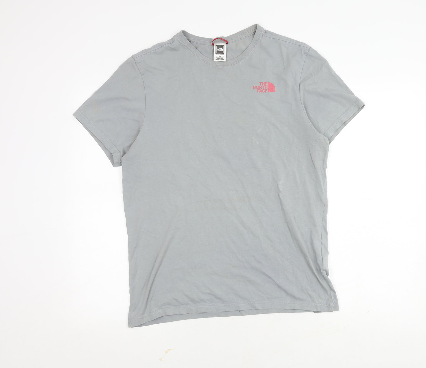 The North Face Men's Grey Cotton T-Shirt M