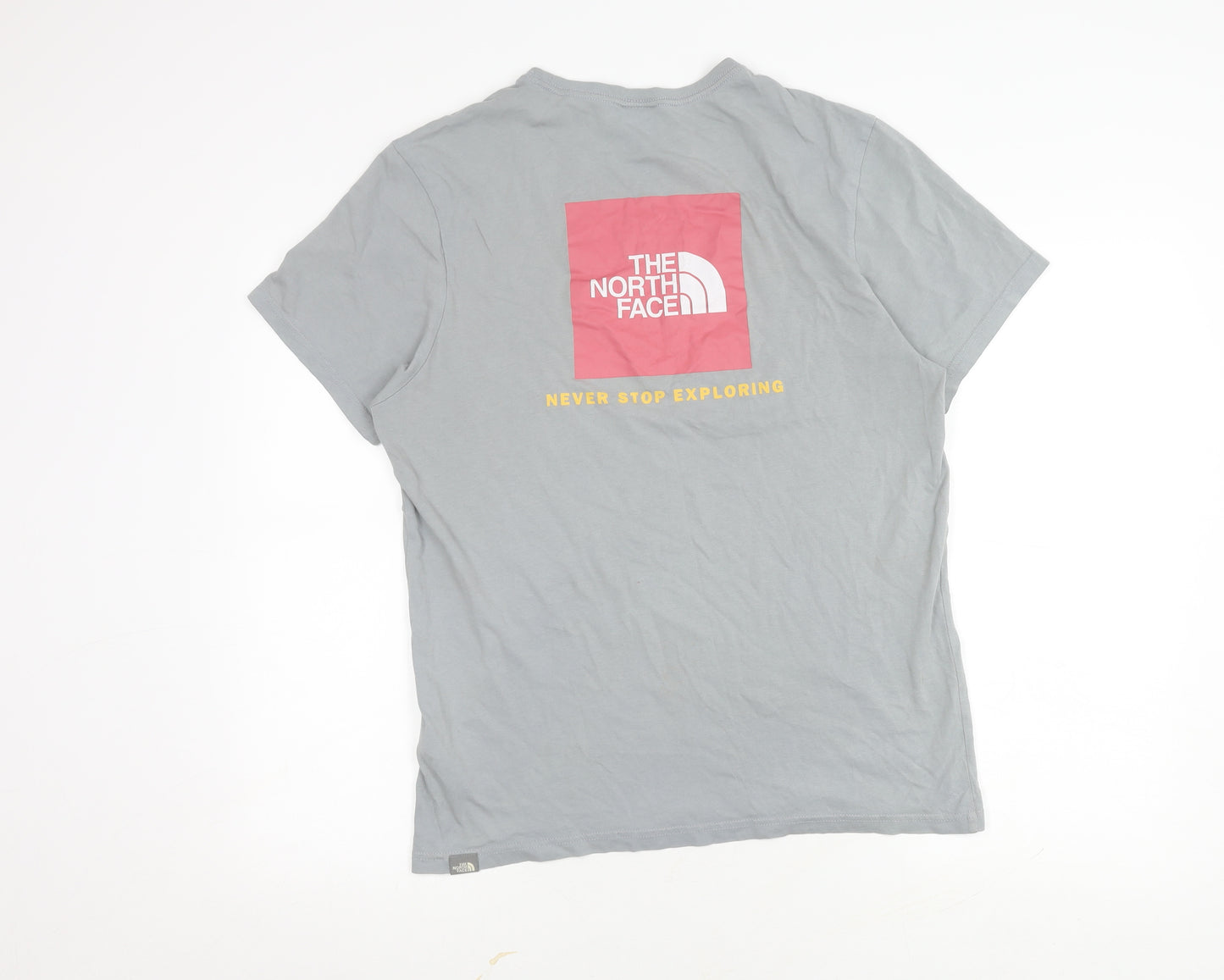 The North Face Men's Grey Cotton T-Shirt M