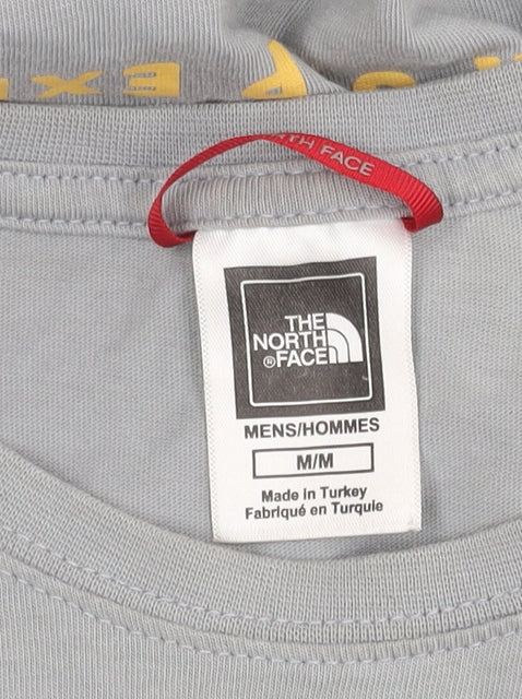 The North Face Men's Grey Cotton T-Shirt M