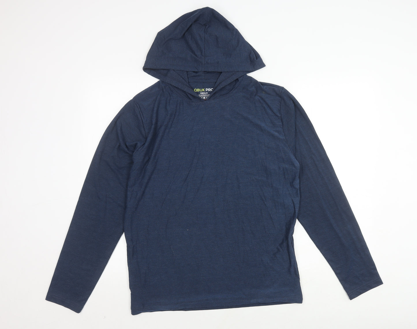 QBUK PRO Blue Men's Medium Pullover Hoodie