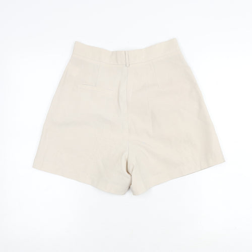Rihoas Women's Beige Chino Shorts - Size S, Casual Chic