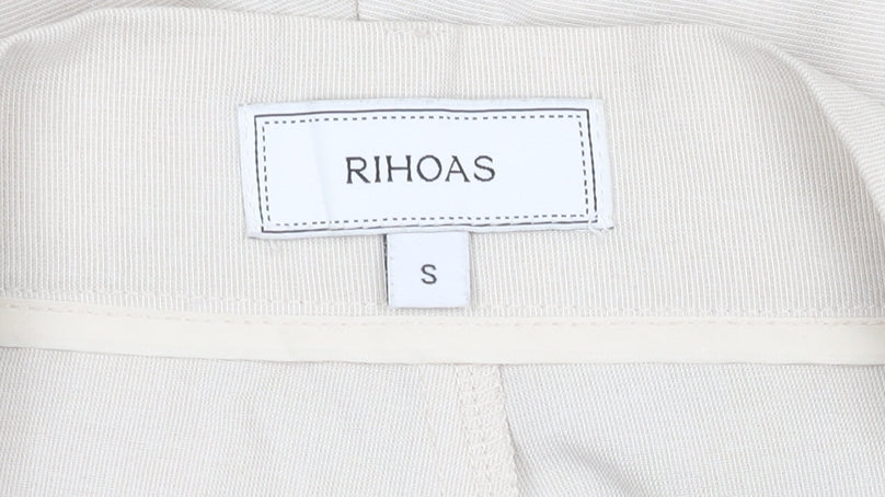 Rihoas Women's Beige Chino Shorts - Size S, Casual Chic