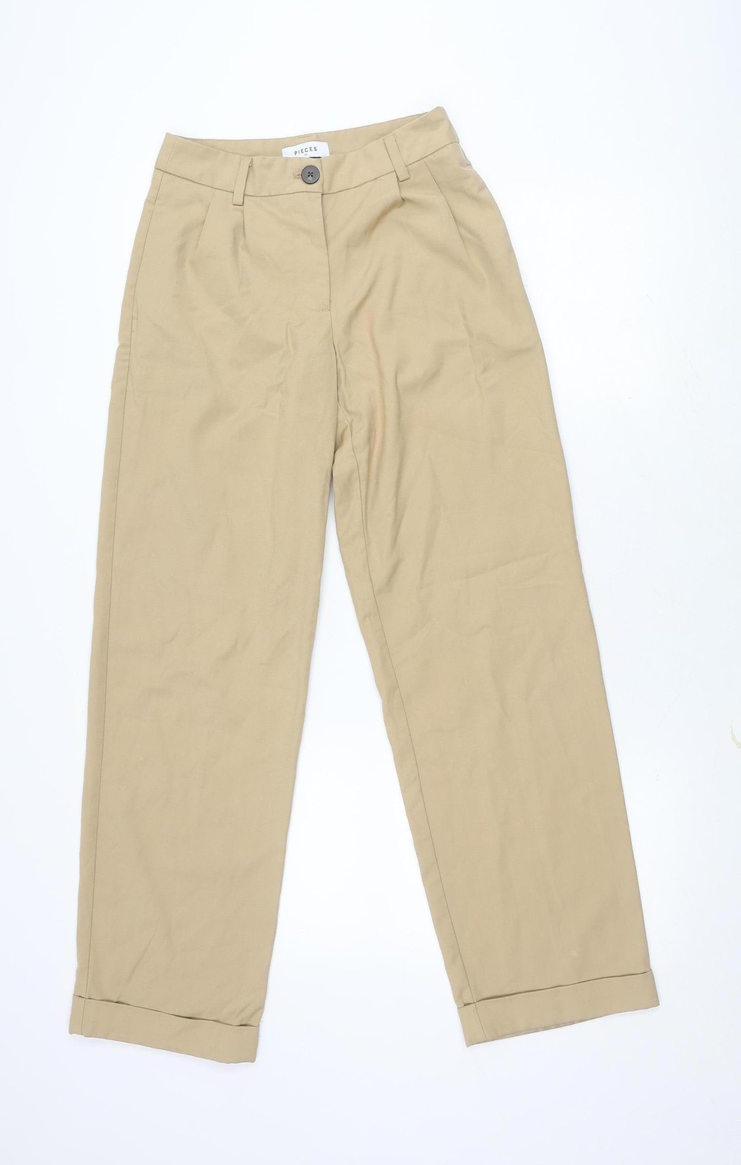 Pieces Women's Beige XS Trousers