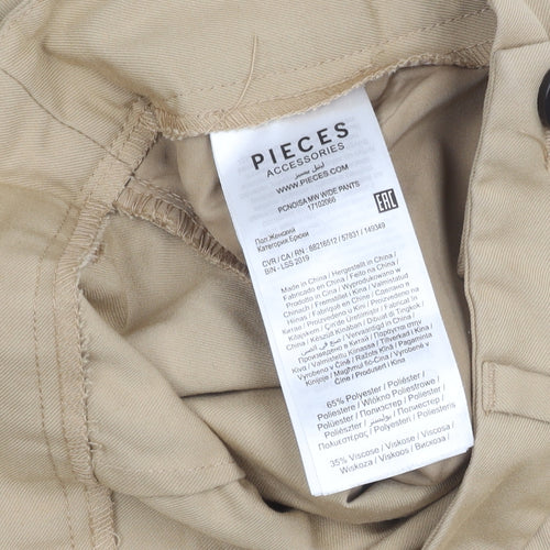 Pieces Women's Beige XS Trousers