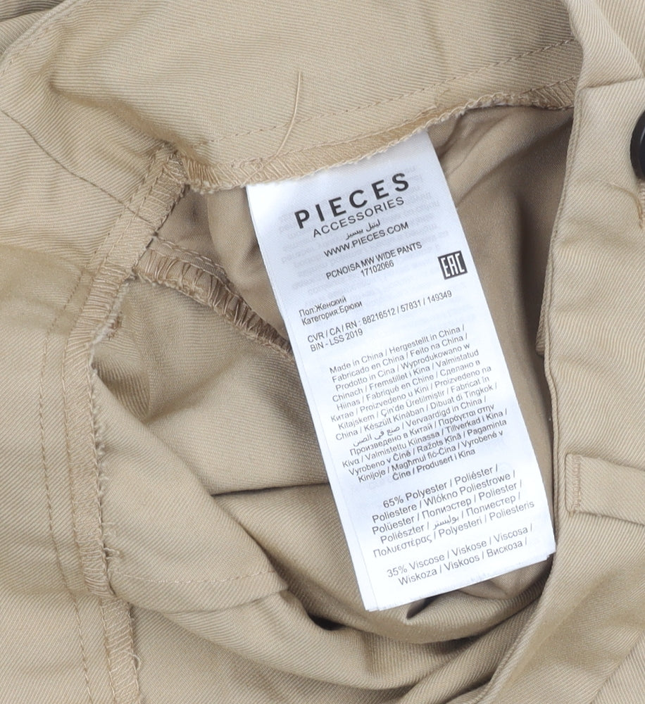 Pieces Women's Beige XS Trousers