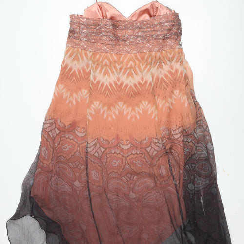 Monsoon Women's Multicoloured Paisley Dress Size 18