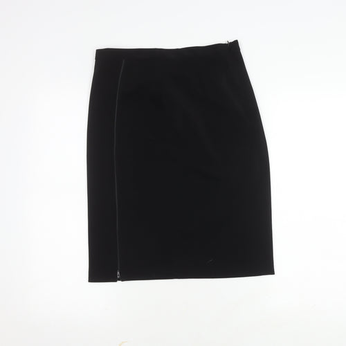 Gabriele Women's Black Knee Length Pencil Skirt - Size 14