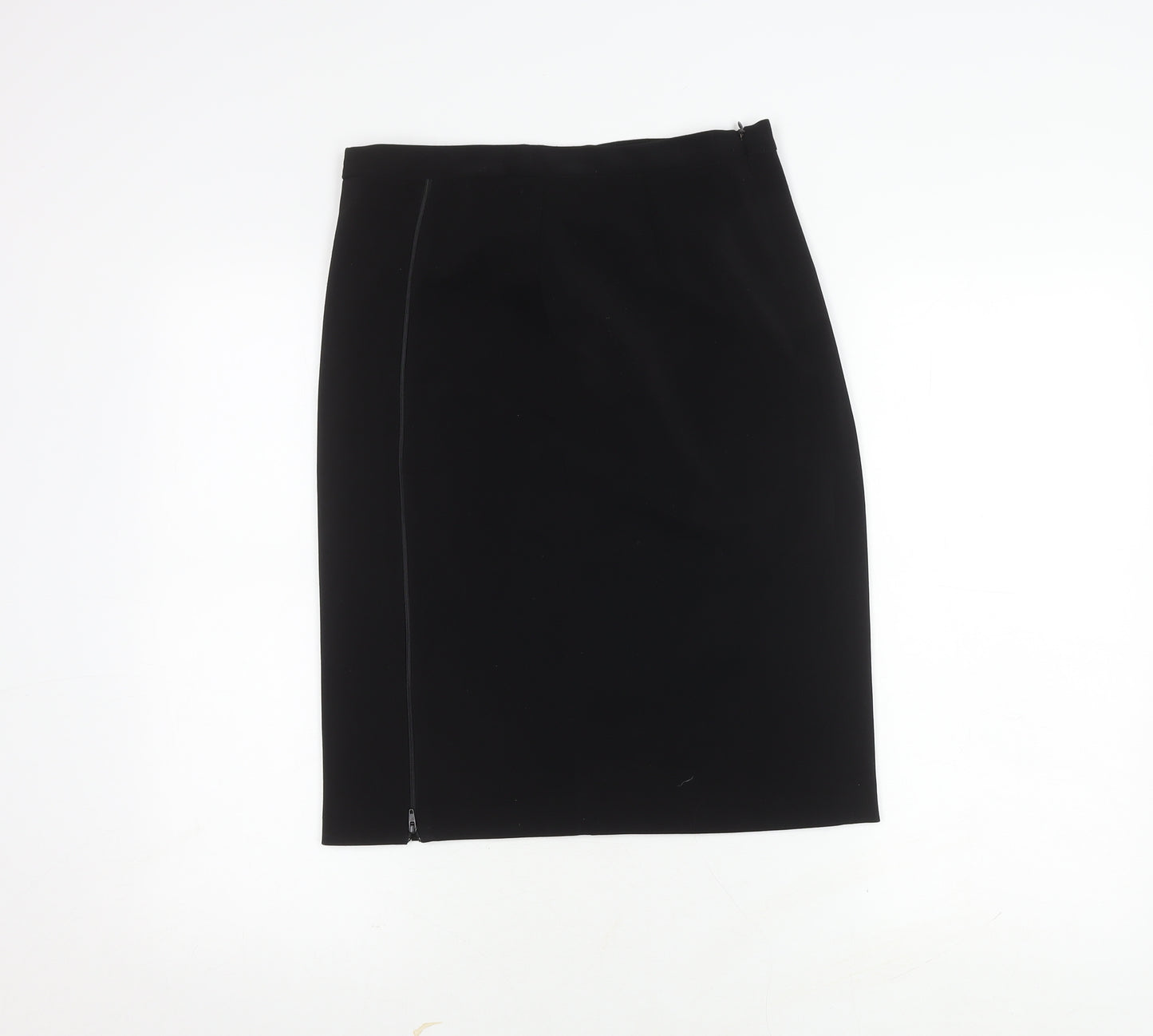 Gabriele Women's Black Knee Length Pencil Skirt - Size 14