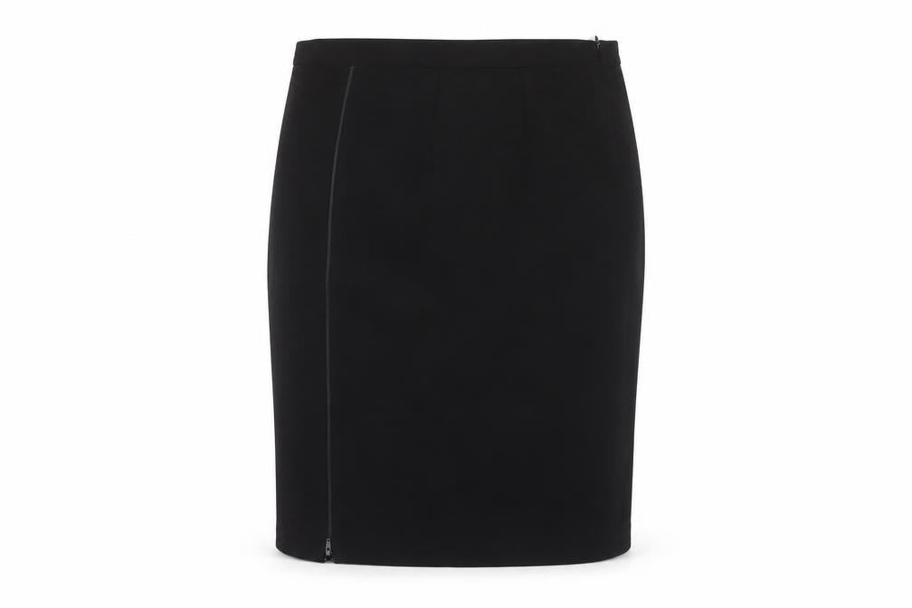 Gabriele Women's Black Knee Length Pencil Skirt - Size 14