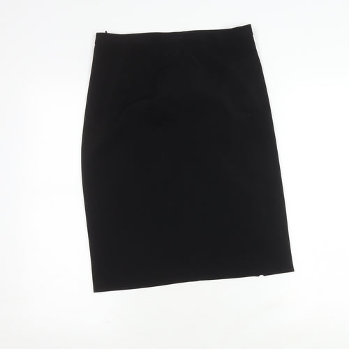 Gabriele Women's Black Knee Length Pencil Skirt - Size 14