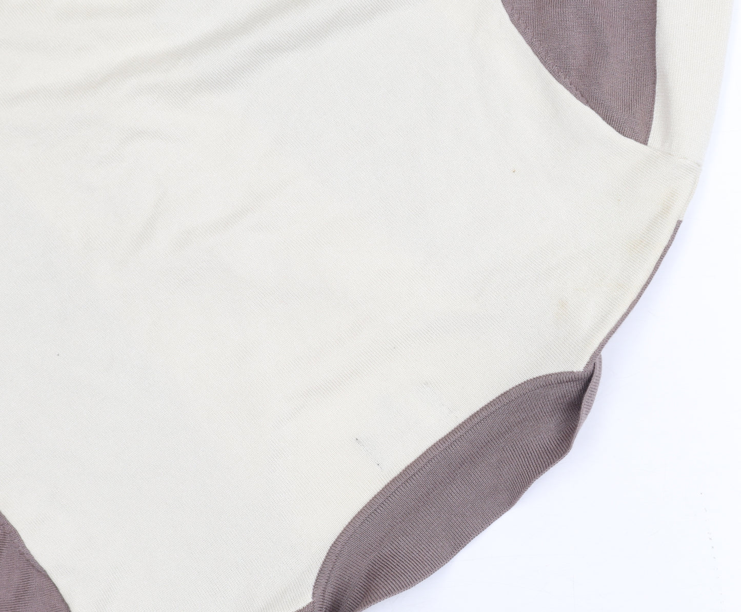 Ciao Men's Beige Short Sleeve Polo Shirt Size L