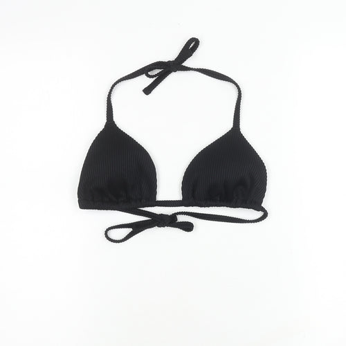 Hollister Women's Black Triangle Bikini Top, Size L