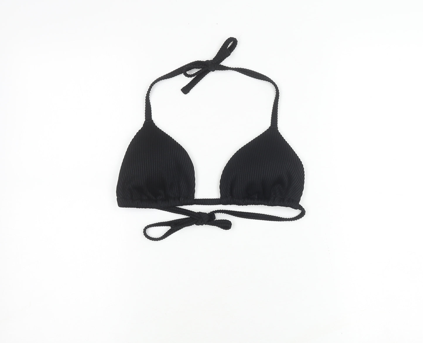 Hollister Women's Black Triangle Bikini Top, Size L