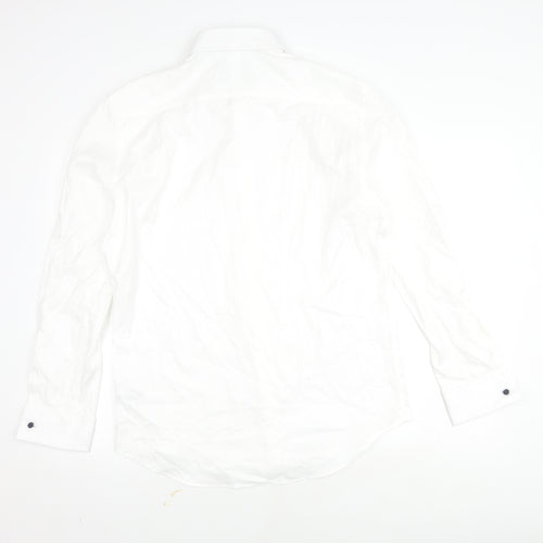 Marks and Spencer Men's White Dress Shirt Regular Fit