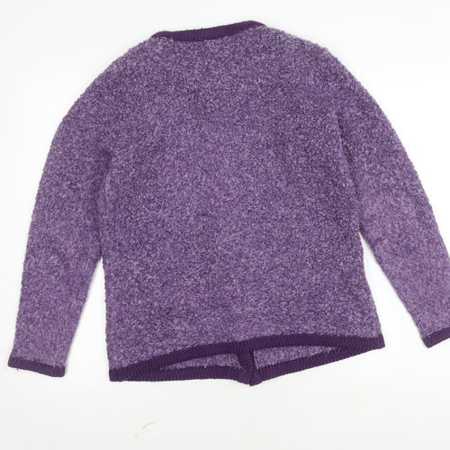 EWM Women's Purple Cardigan - Size M