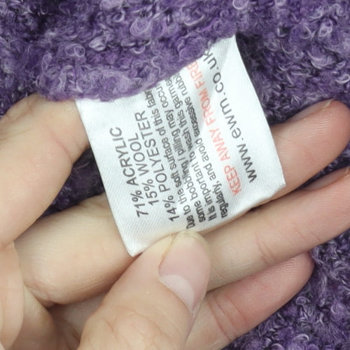 EWM Women's Purple Cardigan - Size M