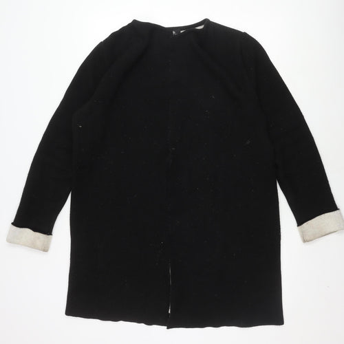 Wallis Women's Black Cardigan, Size S - Acrylic Knit