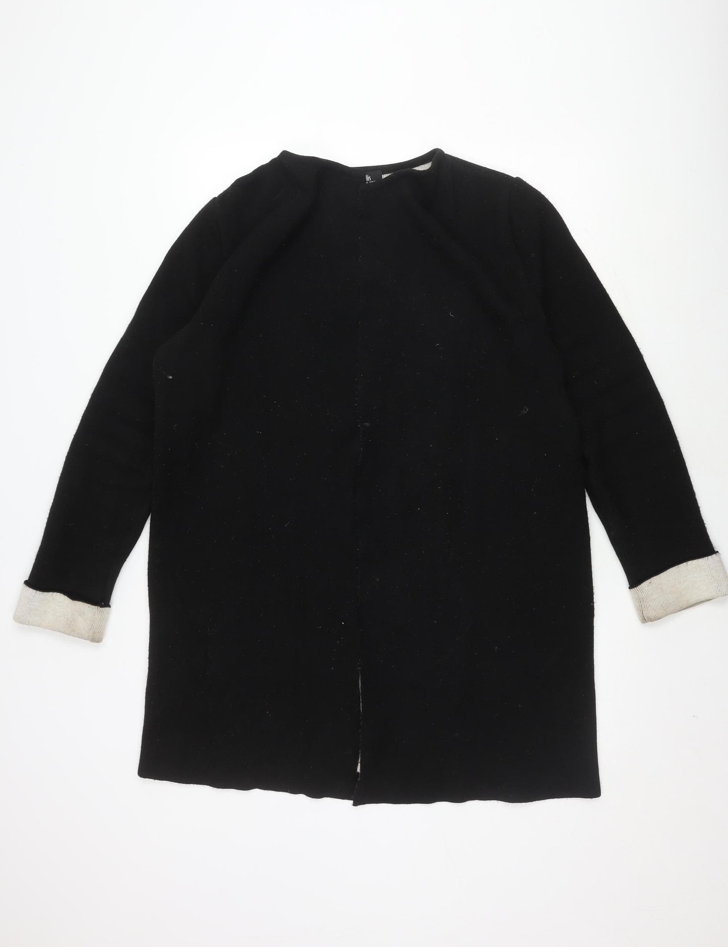 Wallis Women's Black Cardigan, Size S - Acrylic Knit