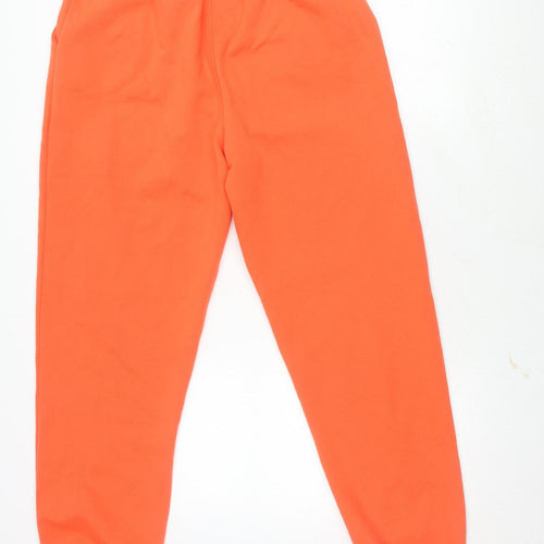 Missguided Women's Orange Jogger Trousers Size 12