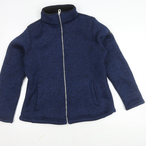 Regatta Women's Blue Knit Jacket Size 16
