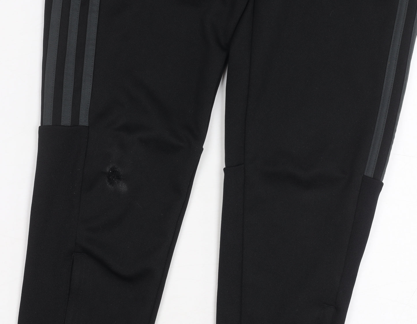 Adidas Boys' Black Track Pants 9-10Y Sportswear