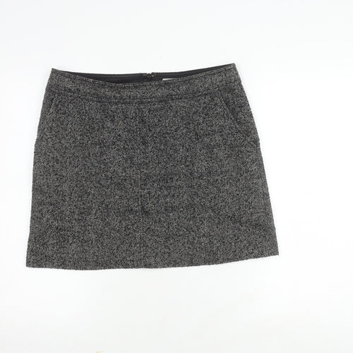 Jigsaw Women's Grey Tweed Pencil Skirt, Size 12