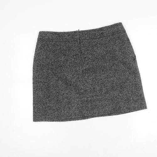 Jigsaw Women's Grey Tweed Pencil Skirt, Size 12