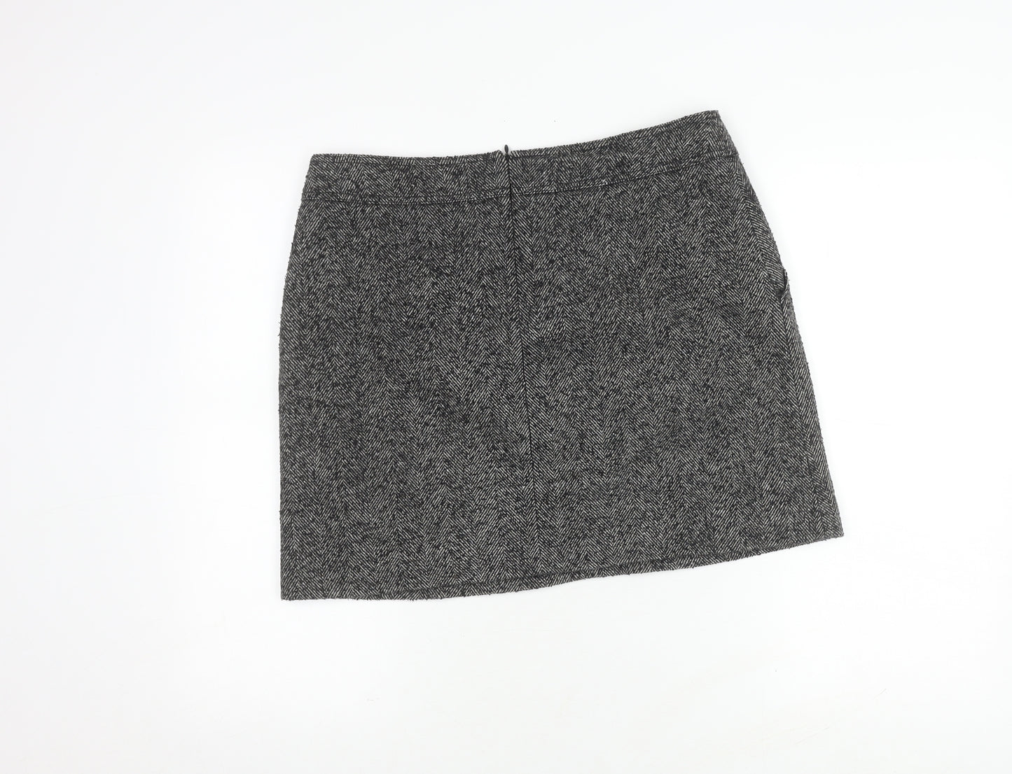 Jigsaw Women's Grey Tweed Pencil Skirt, Size 12