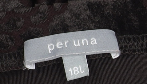 Marks and Spencer Women's Black Floral Long Skirt Size 18