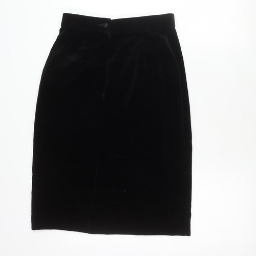 Marks and Spencer Women's Black Skirt, Size 12, Vintage