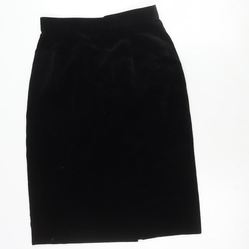 Marks and Spencer Women's Black Skirt, Size 12, Vintage