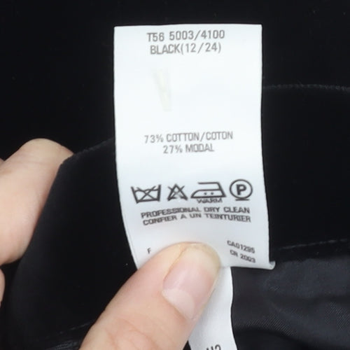 Marks and Spencer Women's Black Skirt, Size 12, Vintage