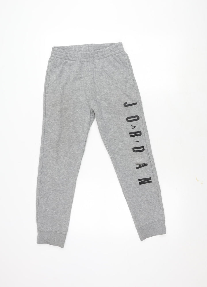 Jordan Boys Grey Jogger Trousers 10-12 Years