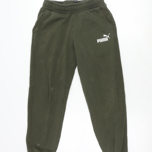 Puma Boys Green Jogger Trousers XL - Casual Comfort