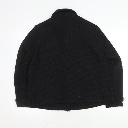 Next Women's Black Tweed Jacket UK 14