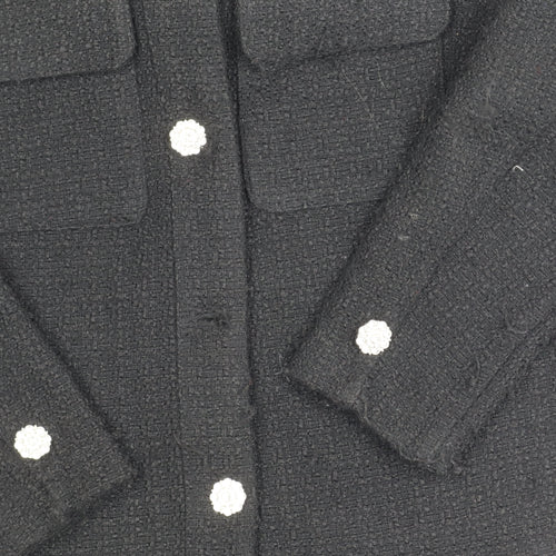 Next Women's Black Tweed Jacket UK 14