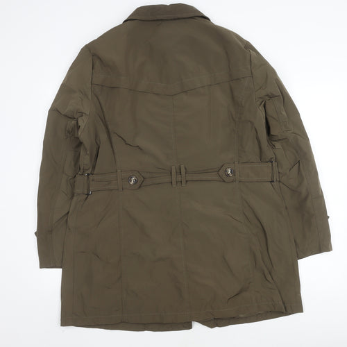 Gerry Weber Men's Green Coat Size 46 Belted