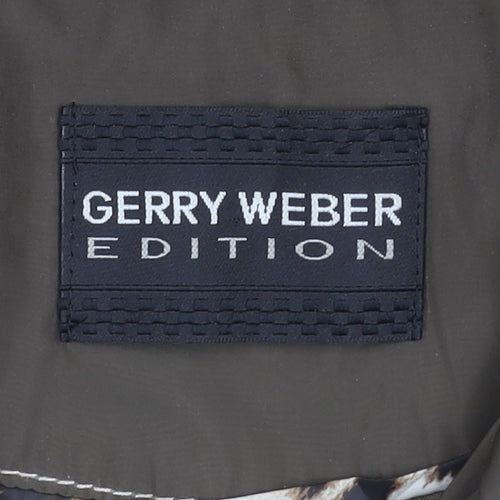 Gerry Weber Men's Green Coat Size 46 Belted