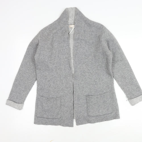 Benedetta B. Women's Grey Cardigan Size S Merino Wool Blend