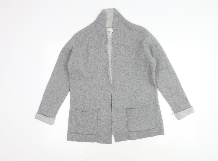 Benedetta B. Women's Grey Cardigan Size S Merino Wool Blend