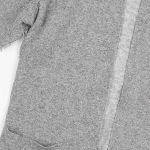 Benedetta B. Women's Grey Cardigan Size S Merino Wool Blend