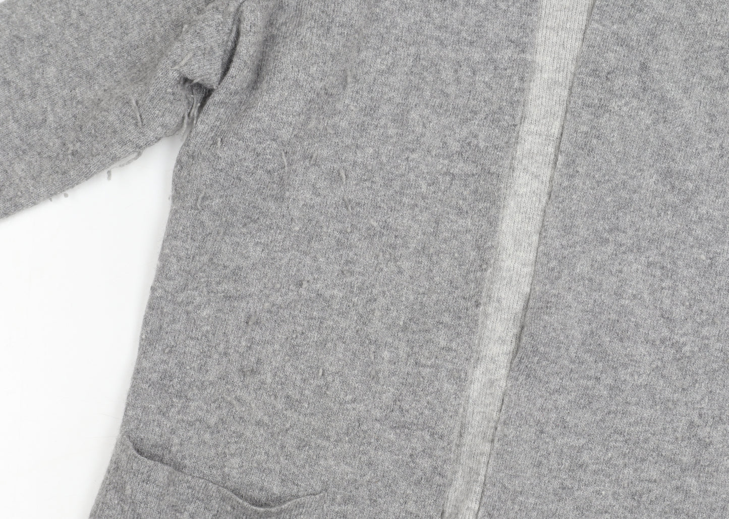 Benedetta B. Women's Grey Cardigan Size S Merino Wool Blend