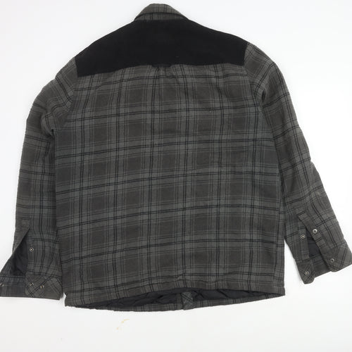 Craghoppers Men's Grey XL Wool Plaid Jacket Casual