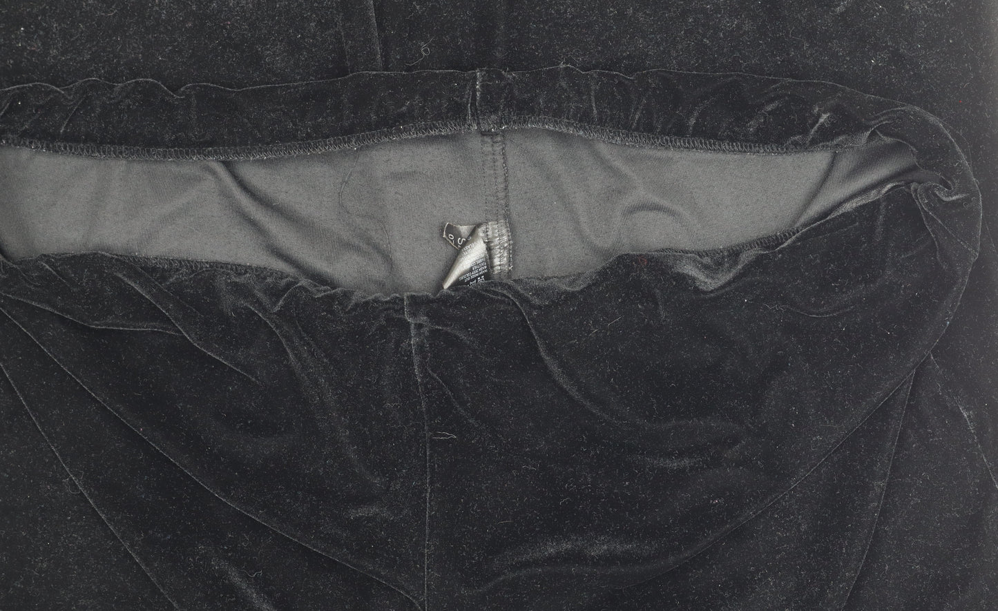 Marks and Spencer Women's Black Velvet Trousers, Size 22