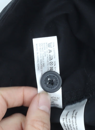 Debenhams Men's Black Regular Fit Trousers