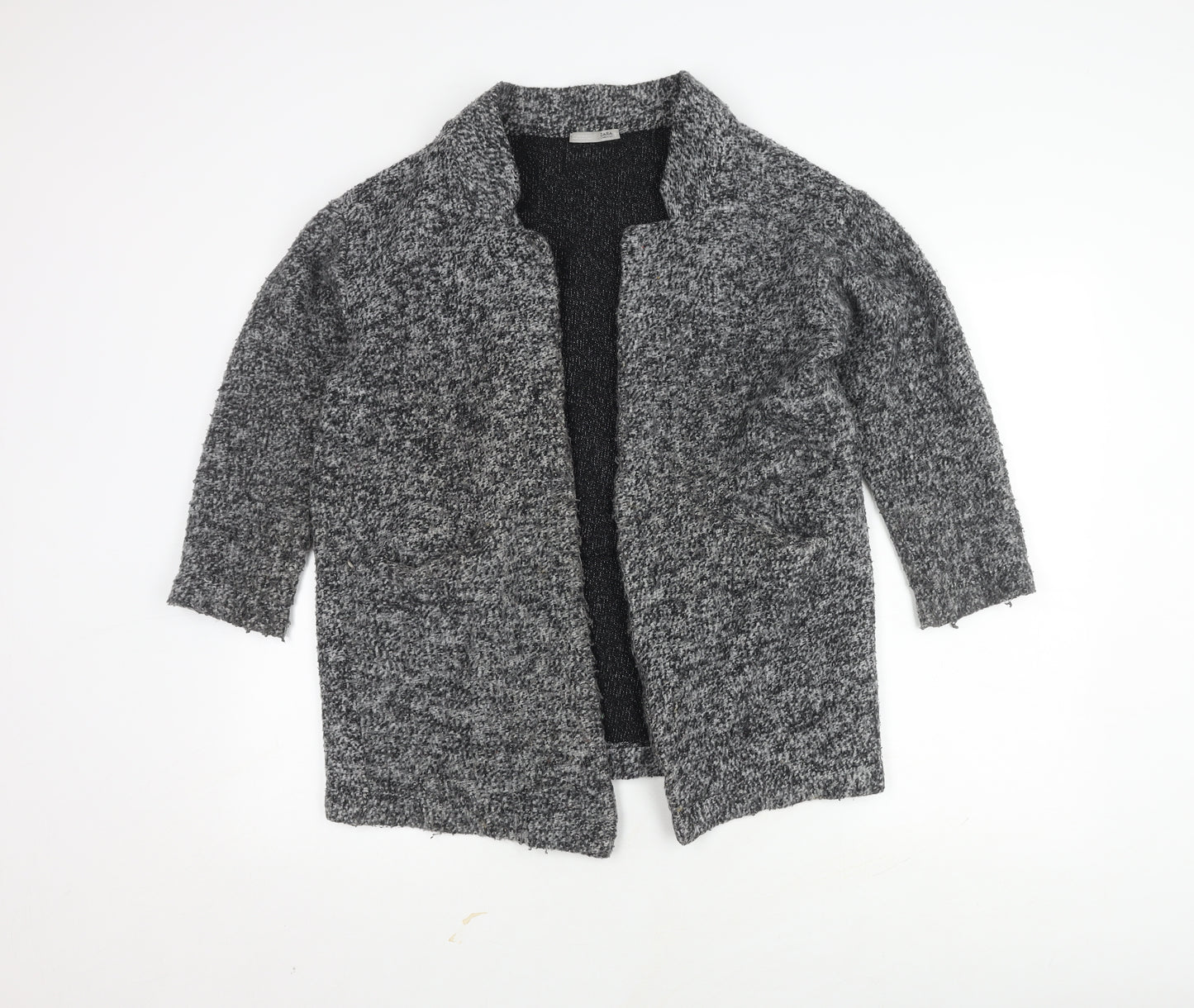 Zara Women's Black Cardigan Size 12 for Casual Wear