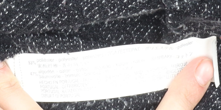 Zara Women's Black Cardigan Size 12 for Casual Wear