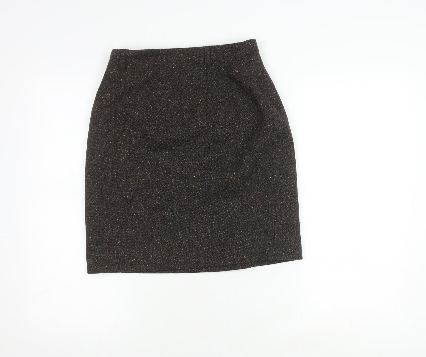 Talbots Women's Brown Wool Straight Skirt Size 6P