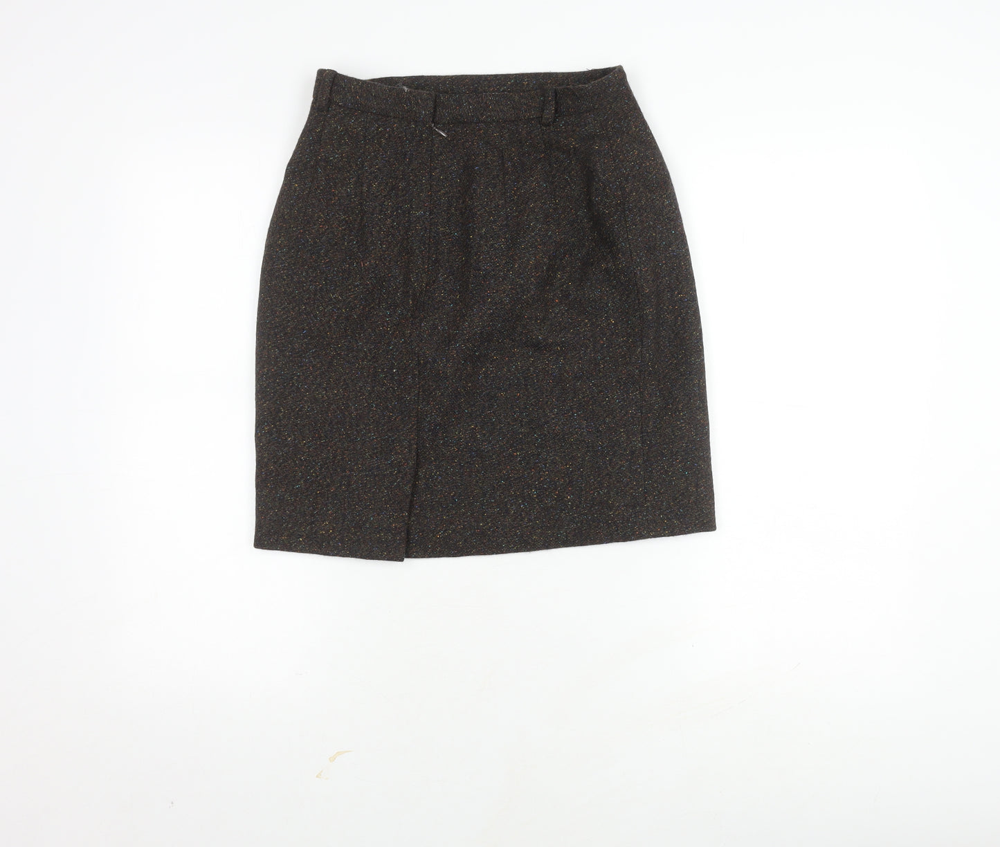 Talbots Women's Brown Wool Straight Skirt Size 6P